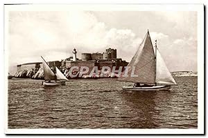 Carte Postale Ancienne Marseille Le Château D'if Bateau