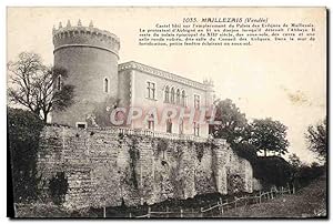 Carte Postale Ancienne Maillezais Castel Bati Sur I'Emplacement Du Palais Des Eveques de Maillezais