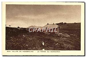 Carte Postale Ancienne Vallée De Wesserling La ferme du Markstein