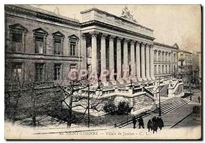 Carte Postale Ancienne Saint Etienne Palais de Justice