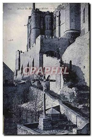 Carte Postale Ancienne Abbaye du Mont Saint Michel