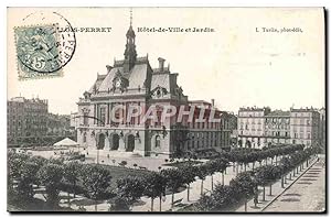 Carte Postale Ancienne Blois Perret Hôtel De Ville Et Jardin