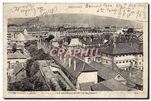 Carte Postale Ancienne vue générale Et Le Salbert Belfort