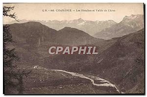 Carte Postale Ancienne Chamonix Les Houches Et Vallée De I'Arve