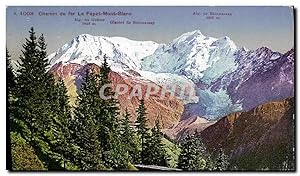 Carte Postale Ancienne Chemin de Fer Le Fayet Mont Blanc