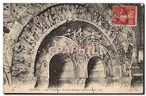 Carte Postale Ancienne Angers La préfecture Arcades Romanes Decouvertes en 1836