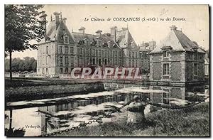 Carte Postale Ancienne Château De Courances Vu Des Douves