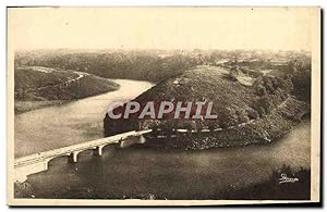 Carte Postale Ancienne Crozant Le Pont sur la Creuse