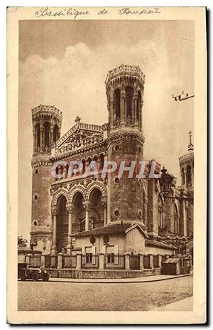 Carte Postale Ancienne Lyon La Basilique de Notre Dame de Fourviere
