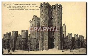 Carte Postale Ancienne Gand Château des Comtes de Flandre