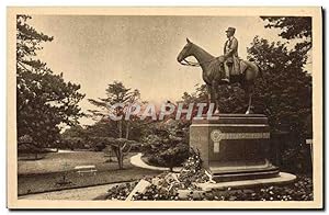 Carte Postale Ancienne Mont Cassel Statue Du Marechal Foch Militaria