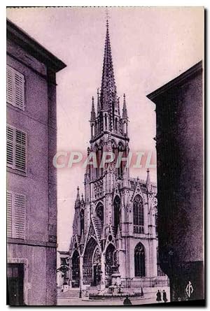 Carte Postale Ancienne Nancy La Ville Aux Portes D'Or Basilique Saint Epvre et Statue Rene II vue...