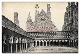 Carte Postale Ancienne Abbaye Du Mont Saint Michel Le Cloître