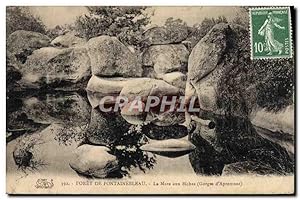 Carte Postale Ancienne forêt De Fontainebleau La Mare Aux Biches Gorges d'Apremont