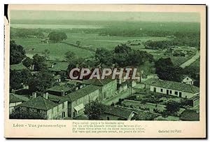 Carte Postale Ancienne Leon vue Panoramique