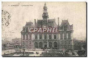 Carte Postale Ancienne Limoges L'Hôtel de Ville