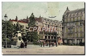Carte Postale Ancienne Nancy Place Thiers