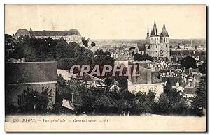 Carte Postale Ancienne Blois vue générale
