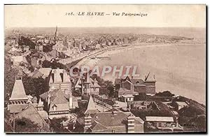 Carte Postale Ancienne Le Havre vue Panoramique