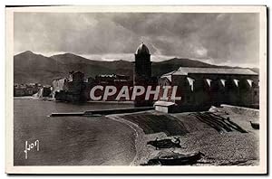 Carte Postale Moderne Collioure Plage Saint Vincent