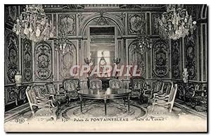 Carte Postale Ancienne Palais De Fontainebleau Salle Du Conseil