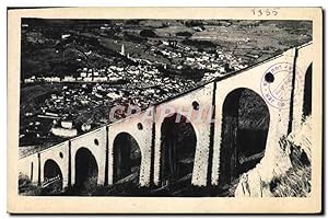 Carte Postale Ancienne Lourdes Le Grand Viaduc Du Funiculaire