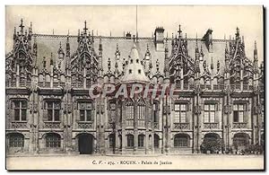 Carte Postale Ancienne Rouen Palais De Justice