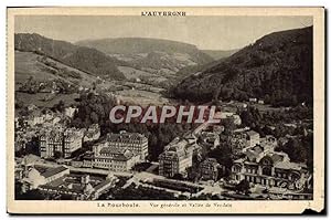 Carte Postale Ancienne L'Auvergne La Bourboule vue générale et vallée de Vendeix