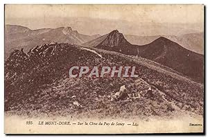 Carte Postale Ancienne Le Mont Dore Sur La Cime Du Puy De Sancy