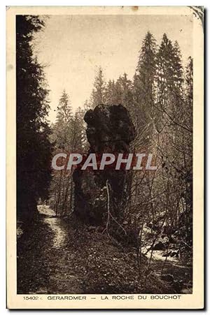 Carte Postale Ancienne Gerardmer La Roche Du Bouchot