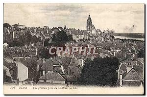 Carte Postale Ancienne Blois vue générale Prise du Château
