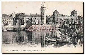 Carte Postale Ancienne Dunkerque La Cale Des Pecheurs Pecheurs