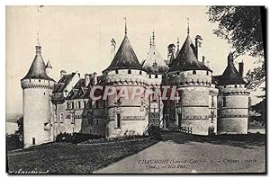 Carte Postale Ancienne Chaumont Château Entrée