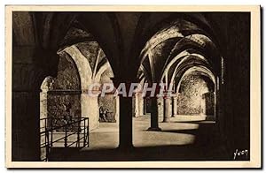 Carte Postale Ancienne Le Mont St Michel Pres Sales Abbaye Le promenoir