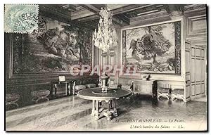 Carte Postale Ancienne Fontainebleau Le Palais L'Antichambre Des Salons