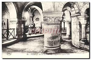 Carte Postale Ancienne Abbaye De St Denis La Crypte Et Louis XVI