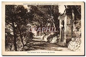 Carte Postale Ancienne Notre Dame De Rochefort En faisant son chemin de croix