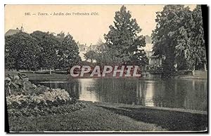 Carte Postale Ancienne Tours Jardin des Prebendes d'Oe