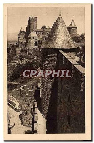 Carte Postale Ancienne Cite de Carcassonne Tour de l'Inquisition