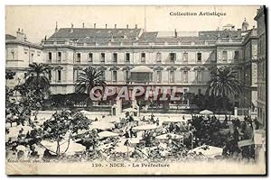 Carte Postale Ancienne Nice La Precture marche