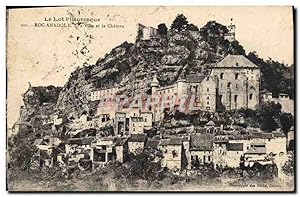 Carte Postale Ancienne Rocamadour La Ville Et Le Château