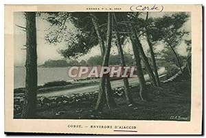 Carte Postale Ancienne Corse Environs D'Ajaccio