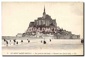 Carte Postale Ancienne Le Mont Saint Michel vue générale