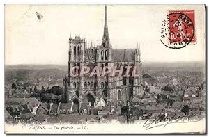 Carte Postale Ancienne Amiens vue générale