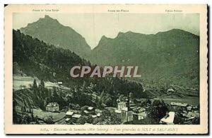 Carte Postale Ancienne Environs De Samoens vues générales de Sixt et Salvagny