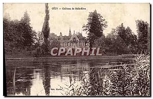 Carte Postale Ancienne Cezy Château De Belle Rive