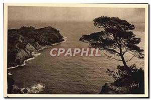 Carte Postale Ancienne Les îles d'Hyeres Porquerolles Pointe de l'Oustaou de Diou
