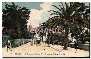 Carte Postale Ancienne Grasse Le Boulevard Fragonard