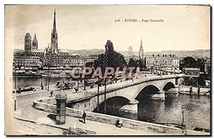 Carte Postale Ancienne Rouen Pont Corneille