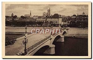 Carte Postale Ancienne Sens Le Nouveau Pont